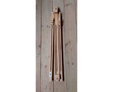 A vintage wooden portable artist's easel