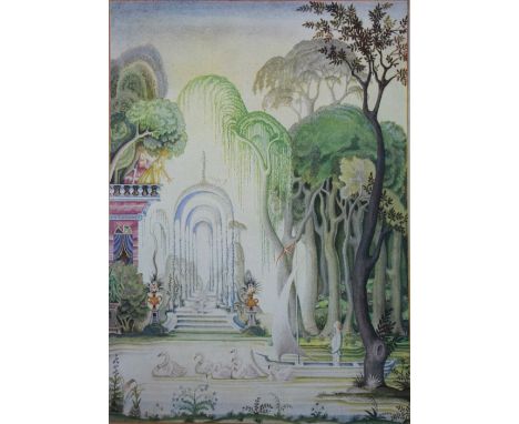Nielson, Kay (ill) - Fairy Tales by Hans Anderson, 12 tipped-in colour plates, De Luxe limited edition no 183/500 signed by N