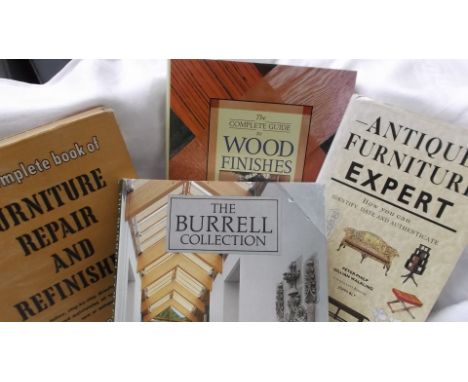 6 vols. on cabinet and woodworking incl. 'Furniture Repair and Re-Finishing' by Ralph Parsons Kinney, 'The Complete Guide to 