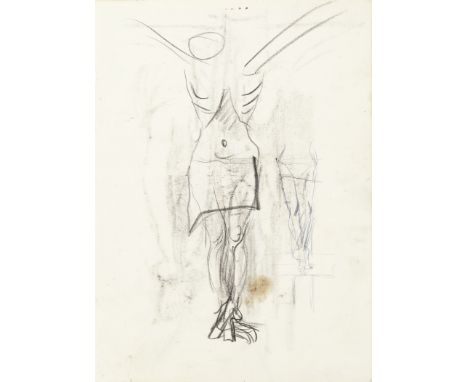 Graham Sutherland O.M. (British, 1903-1980)Crucifixion  chalk and ball-point pen on paper28 x 20cm (11 x 7 7/8in).with a furt