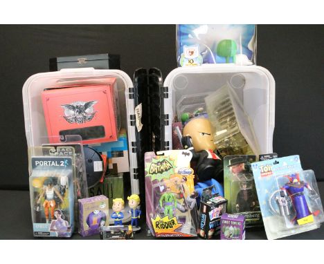 Collection of boxed / unboxed TV related &amp; gaming collectibles to include boxed Fink MFG. Songbird Sentinel Of Our Fair C