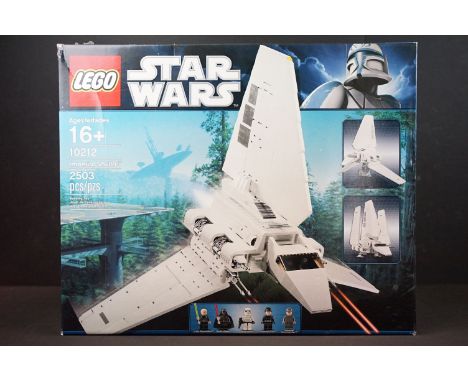 Lego - Boxed Lego 10212 Star Wars Imperial Shuttle set factory sealed, box showing storage wear otherwise vg 
