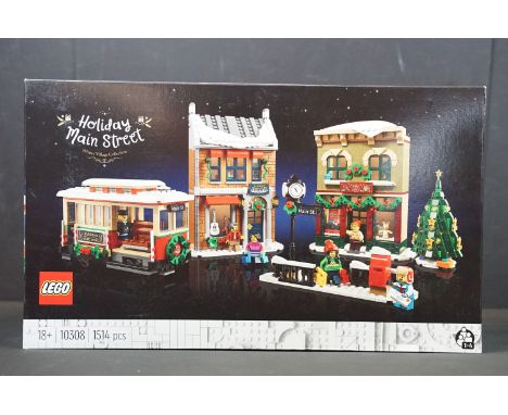 Lego - Boxed Lego 10308 Holiday Main Street Winter Village Collection set, factory sealed and ex 