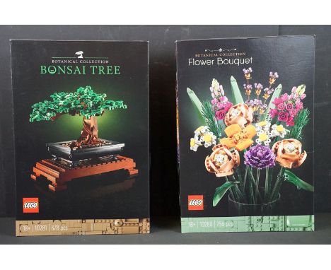 Lego - Two boxed Botanical Collection Lego sets to include 10281 Bonsai Tree and 10280 Flower Bouquet, both factory sealed an