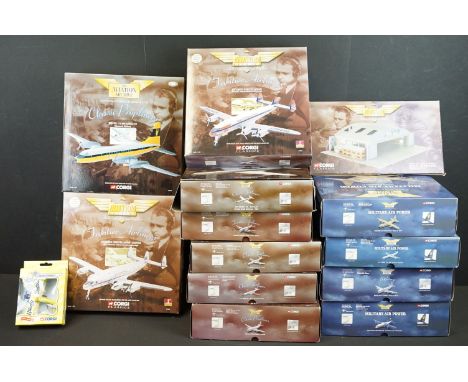 12 Boxed 1/144 scale Corgi Aviation Archives to include 1st Issues and Limited Editions featuring 48102 Military Boeing KC-97