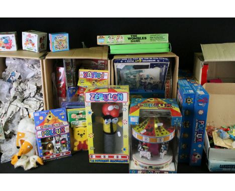 Large collection of TV &amp; Film related toys and collectables to include Magic Roundabout, The Clangers, The Wombles etc to