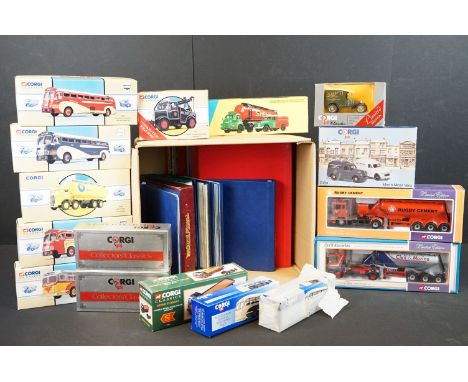 16 Boxed Corgi diecast models to include 2 x ltd edn heavy haulage models featuring 75901 Cyril Knowles Ltd and 74901 Rugby C