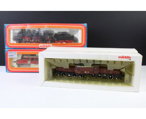 Three boxed Marklin HO gauge locomotives to include 3352 Serie Ce 6/8. 3125 &amp; 3093 