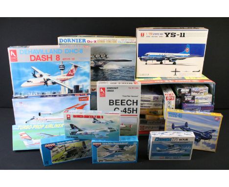 27 Boxed plastic model kits to include Otaki 1/144 OT2-12 L-1011 TriStar Jetliner, Otaki 1/144 German Flying Boat Dornier DO-