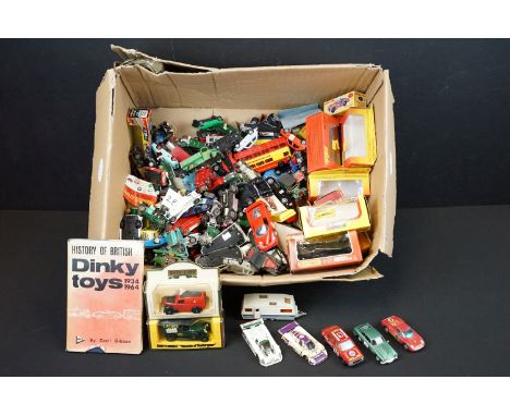 Collection of various playworn diecast models to include Matchbox Models Of Yesteryear, Corgi Whizzwheels, Onyx racing cars, 