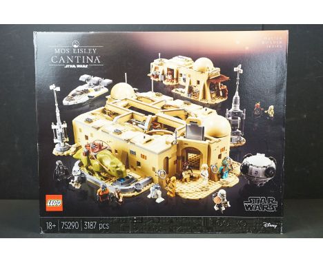 Lego - Boxed Lego Star Wars Master Builder Series 75290 Mos Eisley Cantina set, factory sealed and ex 