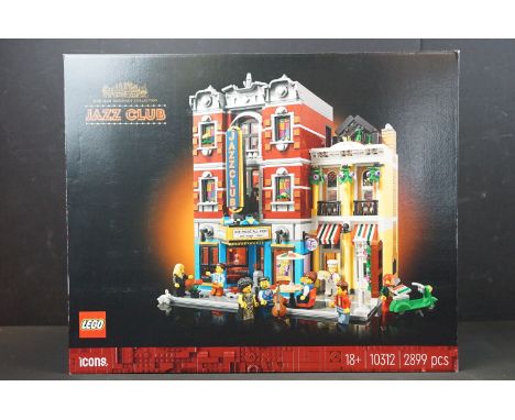 Lego - Boxed Lego Icons 10312 Modular Buildings Collection Jazz Club set, factory sealed and ex 
