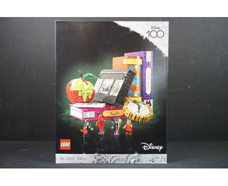 Lego - Boxed Lego 43227 Disney 100 Villain Icons Nostalgia set, factory sealed and ex 