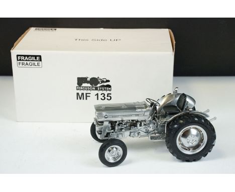 Boxed ltd edn Modelzone Exclusive The Ferguson System MF 135 Tractor, Limited Edition 1 Of 1000 models, contained within inne