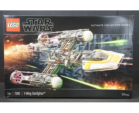 Lego - Boxed Lego 75181 Ultimate Collector Series Star Wars Y-Wing Starfighter set, factory sealed and ex, with slight squash