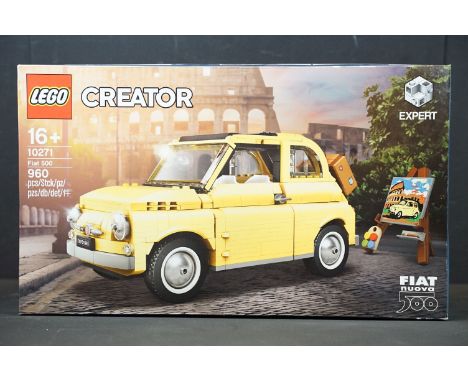 Lego - Boxed Lego Creator Expert 10271 Fiat 500 set, factory sealed and ex 