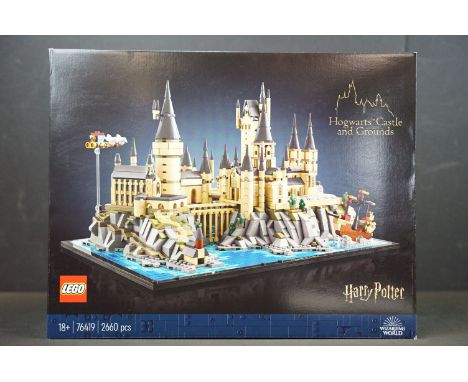 Lego - Boxed Lego 76419 Harry Potter Wizarding World Hogwarts Castle And Grounds set, factory sealed and ex 
