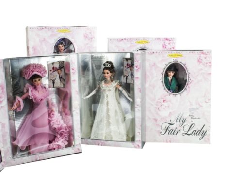 Mattel Barbie Collector’s Edition My Fair Lady, Barbie in four different outfits and Ken as Professor Higgins, in original bo