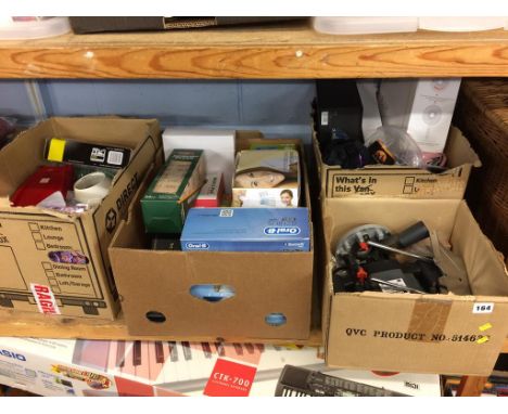 Four boxes of tools etc.