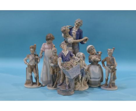 A quantity of Nao style figures
