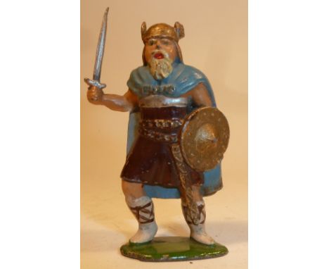 Reynolds H.R. Products RARE Viking Invader chief with winged helmet (G) 1951 (1)