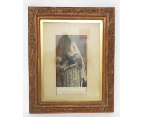 A collection of six 19th/20th Century prints and pictures including Queen Victorian and the Royal family, various sizes