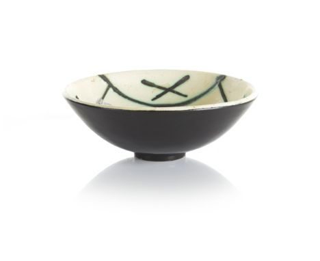 Pablo Picasso (1881-1973) "Taureau (A.R. 234)", 1954White earthenware ceramic with black oxide and white glazeDated 30.1.54 a