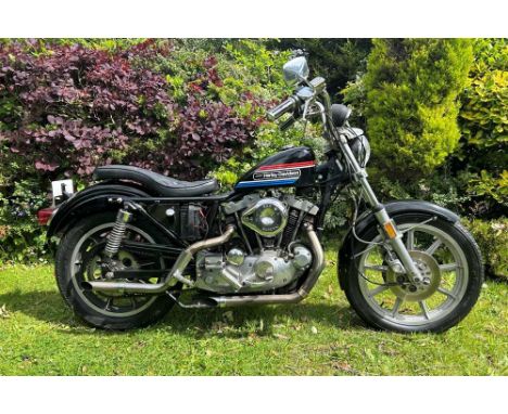 Registration No: BCV 437T Frame No: 3A17138H9 MOT: ExemptIconic Harley Ironhead SportsterEarly 1979 electric start modelSuppl