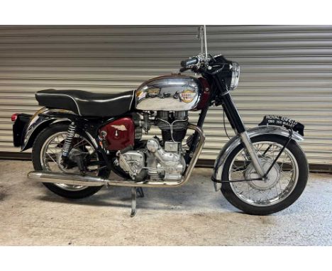 Registration No: KSL 743 Frame No: 45243 MOT: ExemptA genuine British Bullet that has been part of a collectionFitted with st