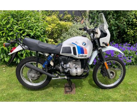 Registration No: B268 PJC Frame No: 6285148 R80GS MOT: June 2024Early R80G/S modified by Herbert Schek1008cc short stroke mot
