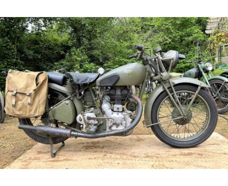 Registration No: SSV 385 Frame No: M 7662 MOT: ExemptFormed part of a collection of machinesLong-term ownershipIn Army trim a
