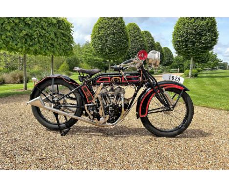 Registration No: 80M753 Frame No: Not visible MOT: ExemptAn extremely rare motorcycleThe only surviving example of 2 madeBig 