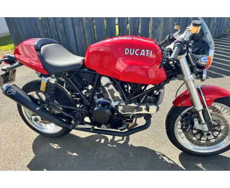 Registration No: NB07 XBG Frame No: ZDMC102AA6B007736  MOT: February 2025Rare cafe racer version of Ducatis 'Sport Classic' r