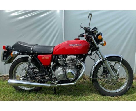 Registration No: MCO 514R Frame No: CB400F1070690 MOT: ExemptAuthentically presented CB400F Super SportLooks to have been res