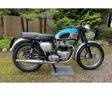 Registration No: 633 UYN Frame No: D7624 MOT: ExemptEarly T120R in classic Blue/SilverAn excellent quality authentically rest