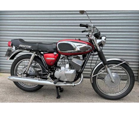 Registration No: OHN 972E Frame No: NA1-00128 MOT: ExemptExtremely rare in the UK 350 Disc Valve TwinFeatured in Classic Bike