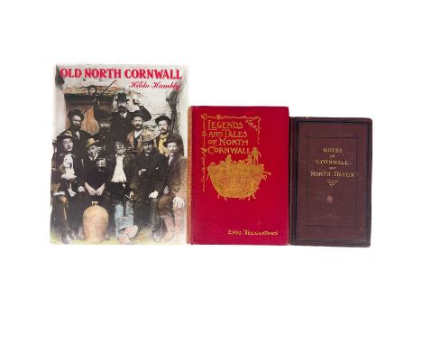 North Cornwall & Devon. Three works. Enys Tregarthen. 'North Cornwall Fairies and Legends', first edition, original cloth, go