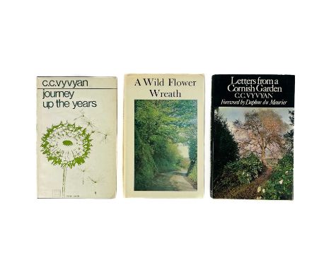 Three works on Cornish horticulture Adelaide Ross, A wild Flower Wreath, privately printed and signed by the author on the fr