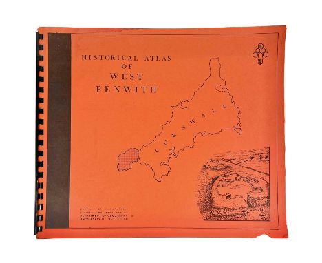 I. S. Maxwell. 'Historical Atlas of West Penwith'. First edition, pictorial card wraps, a good copy, reader in Historical Geo