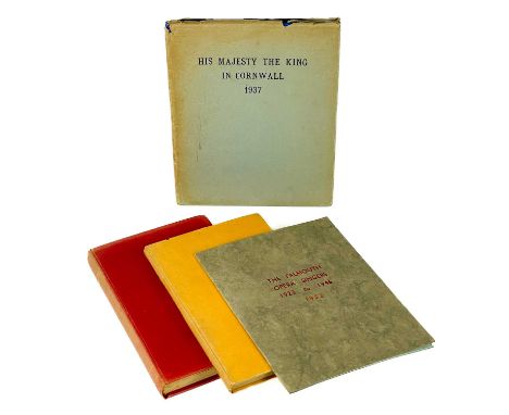 Four works from early mid century, covering Helston, Newquay, Falmouth and a Cornish Royal Tour. Oscar Blackford (Compiler). 