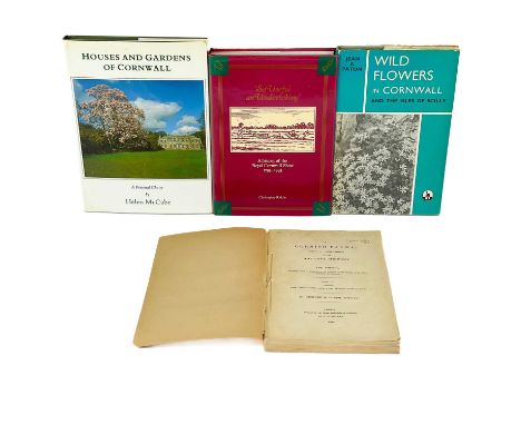 Four works covering the houses and gardens of Cornwall, with a history of The Royal Cornwall Show. Richard Q. Couch. 'A Corni