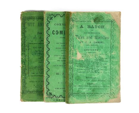 Scarce humorous Cornish dialect poems. H. J. Daniel (the Cornish poet). 'Cornish Tales; A Batch of Humourous Tales and Sketch