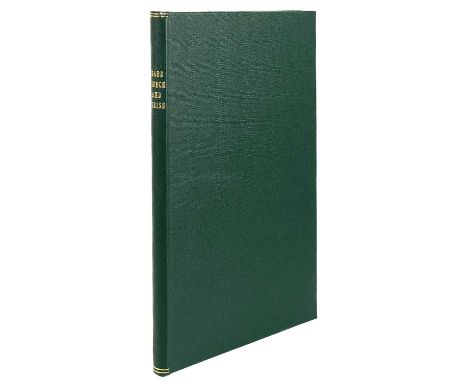 Charles Henderson. 'Mabe Church and Parish. Cornwall'. First edition, bound in green boards with gilt lettering to spine, a f