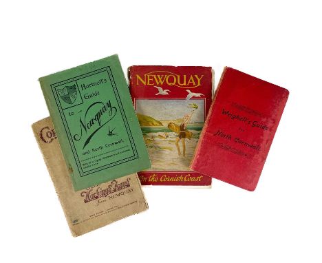 Four early guide books. 'Newquay. On the Cornish Coast,' 96 pages + advertisements, 37 pages of text, including copious photo