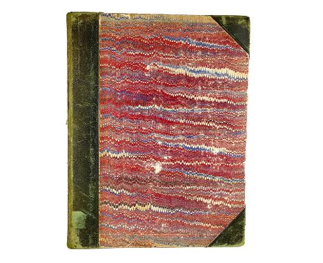 F. C. Hingston-Randolph. 'Cornish Fonts & Crosses,' 1850. First edition, in original binding, marbled boards, half calf rubbe