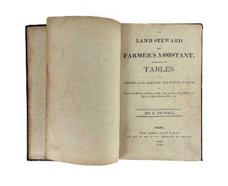 Philip Priske. 'The Land Steward and Farmers Assistant,' 'Consisting of Tables for Valuing Land, Reducing the Statute Measure