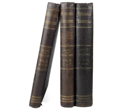 George Clement Boase and William Prideaux Courtney. 'Bibliotheca Cornubiensis,'  'A Catalogue of the Writings Both Manuscript
