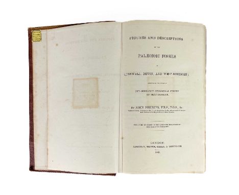 John Phillips. 'Figures and Descriptions of the Palaeozoic Fossils of Cornwall, Devon and West Somerset; ....... The Ordnance