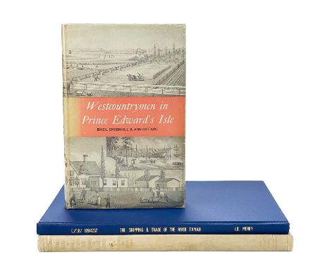 Maritime interest. Three works. Walter Wood (Woodcuts by C. A. Wilkinson). 'Fishing Boats and Barges from The Thames to Lands
