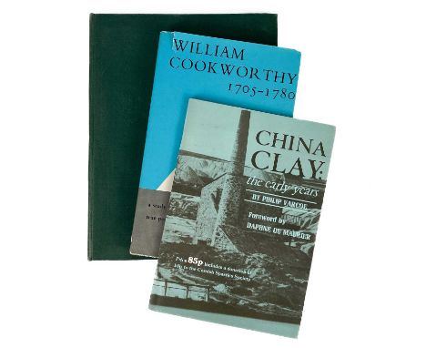 China clay and pottery interest. Three works. Philip Varcoe (with a foreword by Daphne du Maurier). 'China Clay the Early Yea